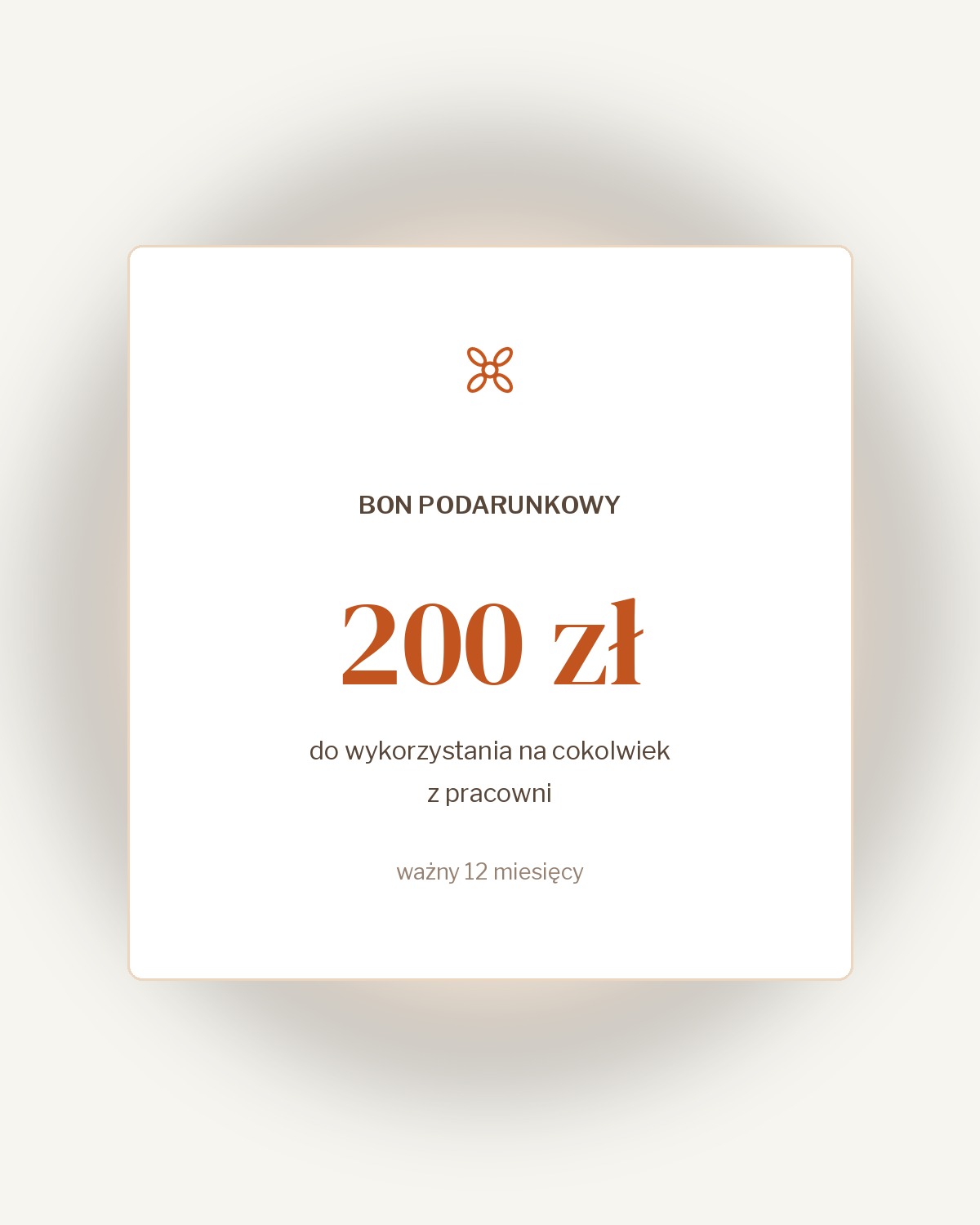 Bon podarunkowy 200 zł